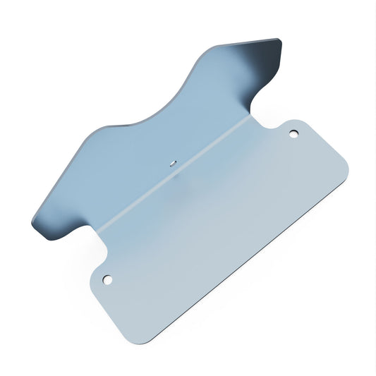Angled view of K-Sport checker plate footplate