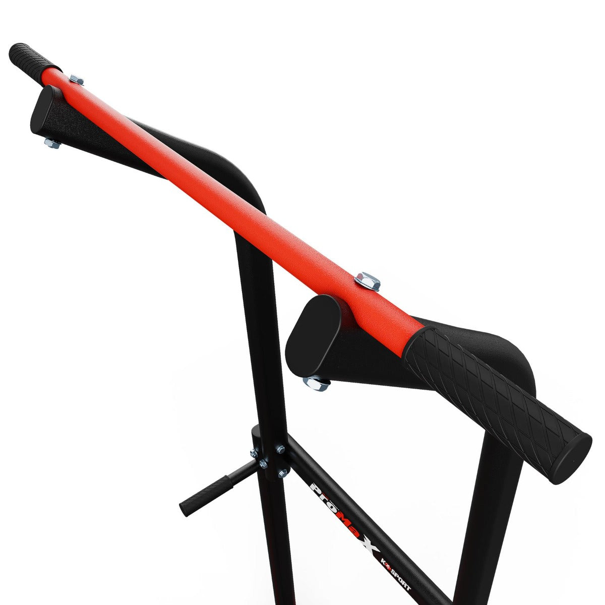 Close-up of the upper bar with a non-slip grip