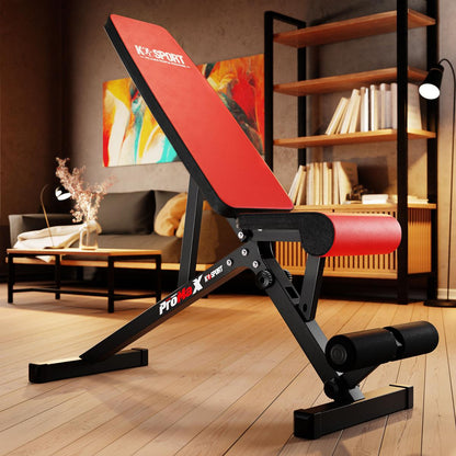 Adjustable And Foldable Weight Lifting Bench
