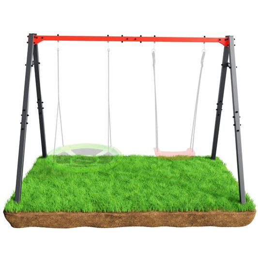 Double Children's Swing Frame for Garden