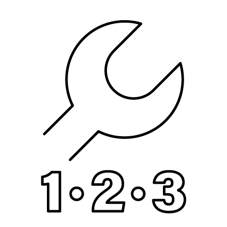 Easy assembly icon
