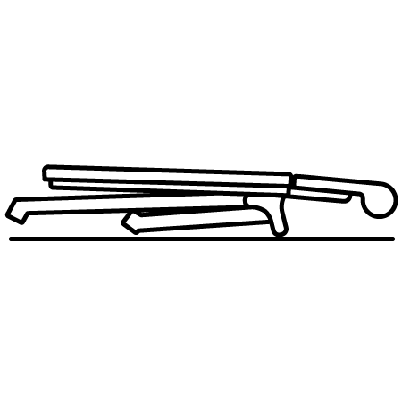 Icon showing adjustable training bench