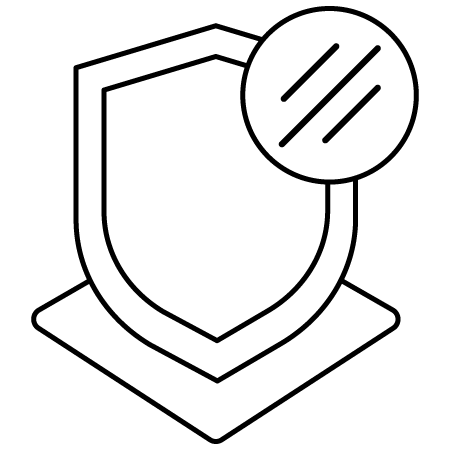 Icon showing floor protection