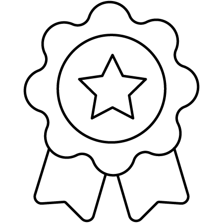 Icon showing powder-coated steel for outdoor gym equipment