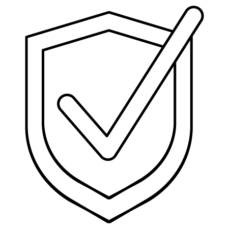 Icon showing strong and stable construction