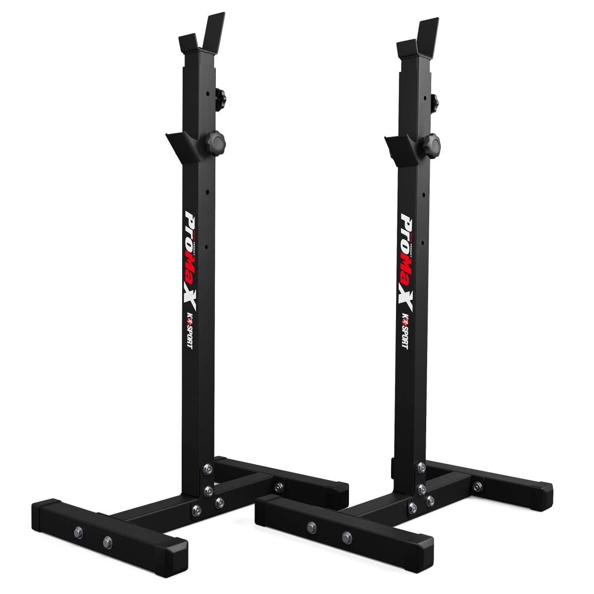 Adjustable Olympic barbell stand pair for strength training at home