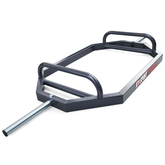 K-Sport Olympic trap bar with raised handles and weight plate sleeves