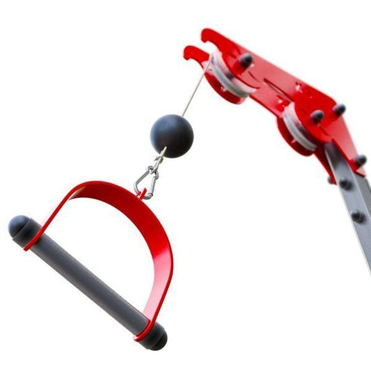 K-Sport Single Stirrup Handle attached to cable pulley