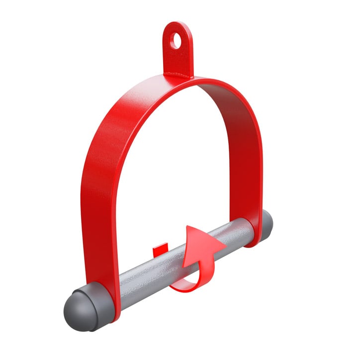 K-Sport Single Stirrup Handle with rotating grip