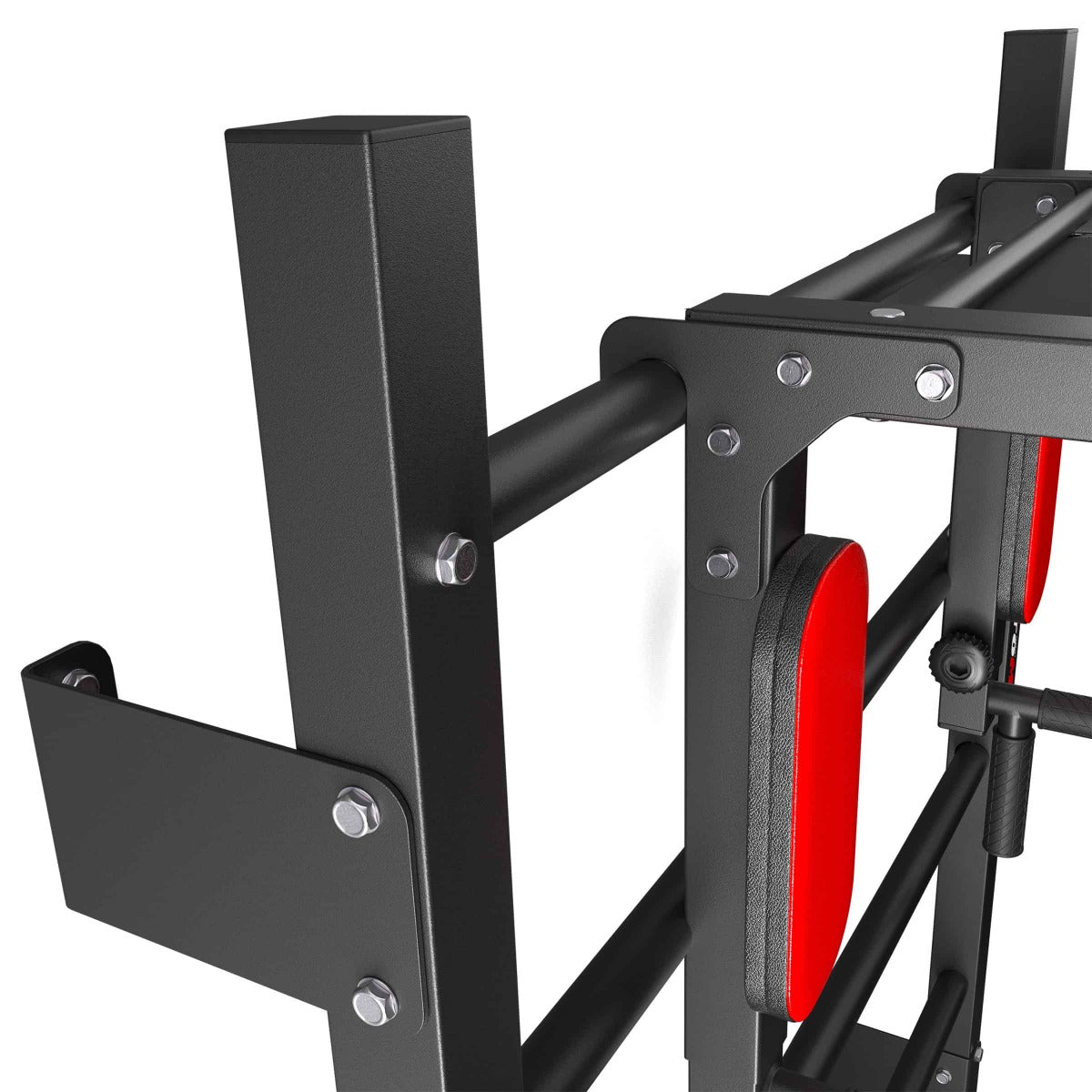 Swedish Ladder Wall Set wall mounting detail with reinforced steel brackets and padding